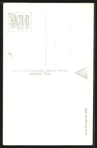 AK Landeck /Tirol, Teilansicht mit Kirche