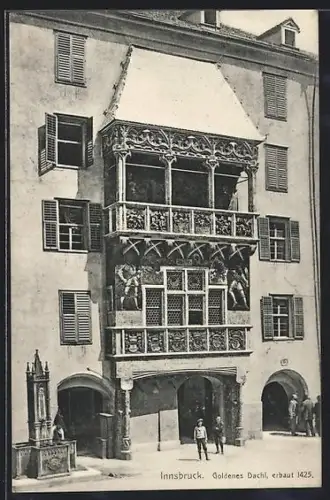 AK Innsbruck, Gasthaus Goldenes Dachl