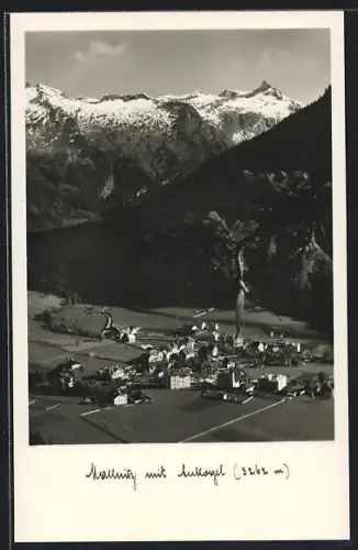AK Mallnitz, Ortsansicht mit Ankogel