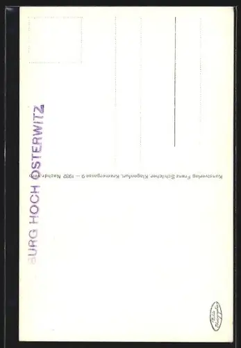 AK Hochosterwitz in Kärnten, Burg Hochosterwitz