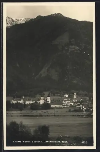 AK Stams, Gesamtansicht mit Wallfahrtskirche