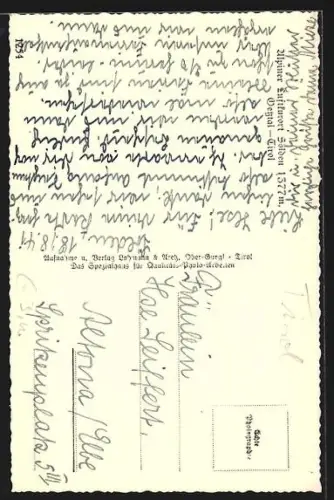 AK Sölden /Oetztal, Strassenpartie mit Kirche