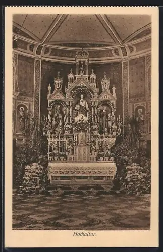 AK Feldkirch, Lehrerseminar, Handels-, Bürger- & Volksschule m. Pensionat, Hochaltar