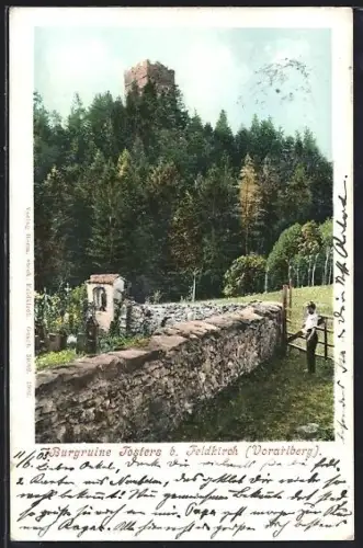 AK Feldkirch, Burgruine Tosters