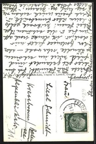 AK Feldkirch, Teilansicht gegen Alvirgruppe