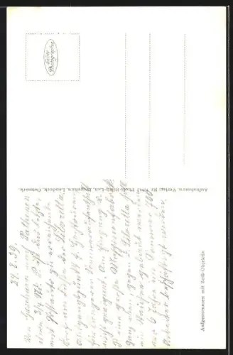 AK Parthenen /Montafon, Ortspanorama mit Bergen