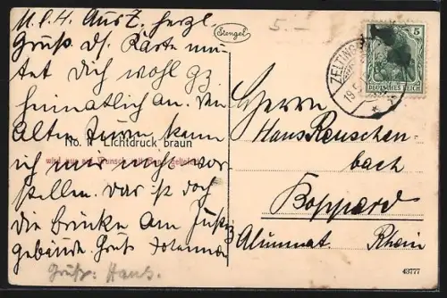 AK Feldkirch /Vorarlberg, Kaiser-Franz-Josefs-Brücke