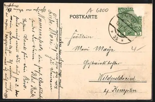 AK Feldkirch, Totale vom St. Antoniushaus