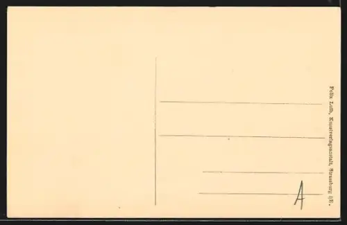 AK Gaschurn, Teilansicht des Ortes mit Gebirgspanorama