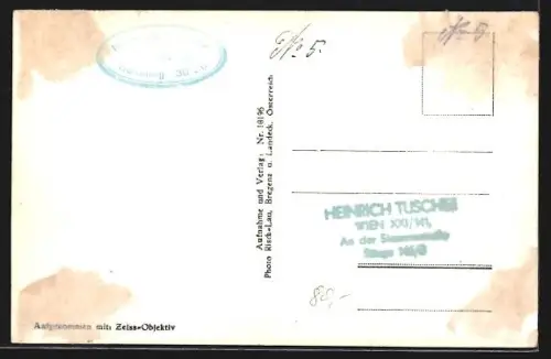 AK Parthenen /Montafon, Fermuntwerk mit Blick auf den Ort