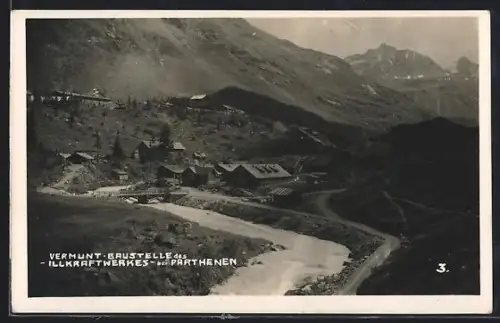 AK Partenen, Vermunt Baustelle des Illkraftwerkes