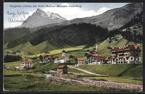 AK Gargellen, Hotel Madrisa Montafon