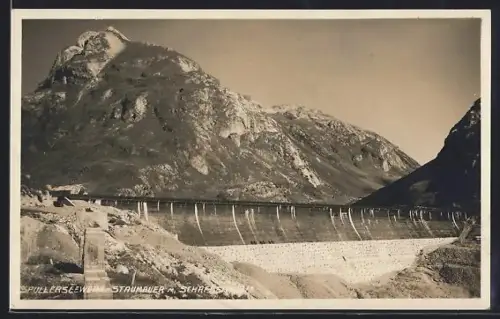 AK Spullerseewerk, Staumauer und Schafberg