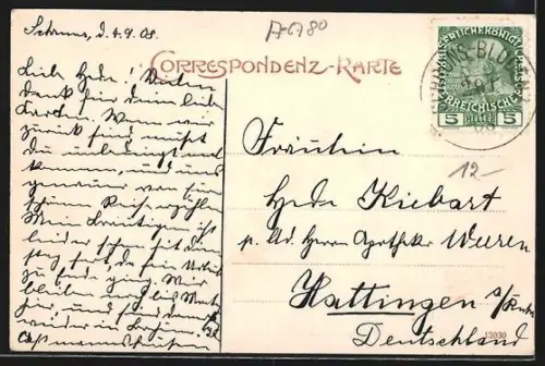 AK Silberthal, Teilansicht mit Kirche