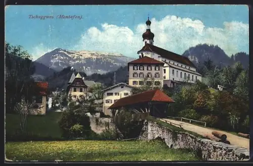 AK Tschagguns, Feldweg zur Kirche