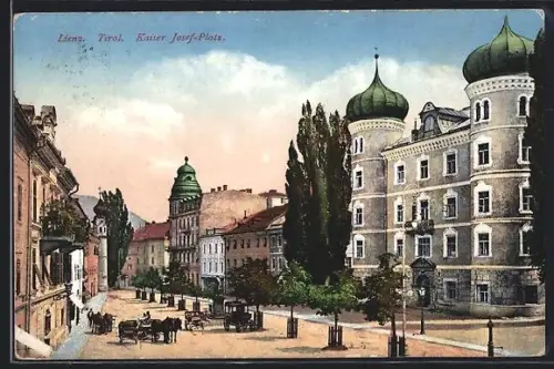 AK Lienz /Tirol, Partie am Kaiser Josef-Platz
