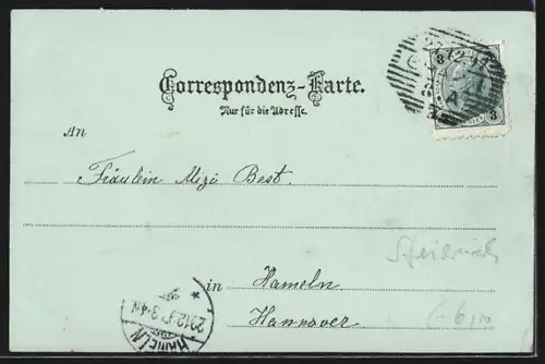 Mondschein-AK Graz, Stadtpartie mit Rathaus