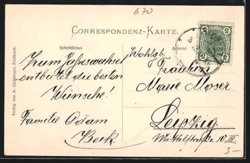 AK Brand /Vorarlberg, Hotel Beck mit Gebirgspanorama