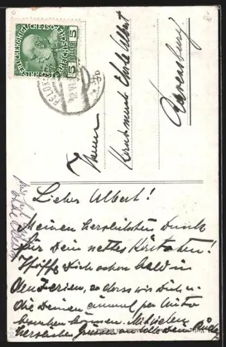 AK Feldkirch, St. Cornelli & Turm der Burg Tosters