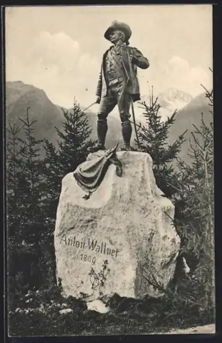 AK Krimml, Anton Wallner-Denkmal