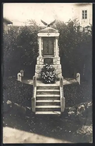 AK St. Georgen a. d. Leyss, Kriegerdenkmal für Weltkriegsgefallene