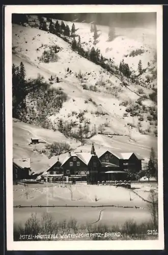 AK Brand, Hotel-Hämmerle im Winter