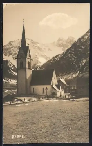 AK Brand, Kirche im Sonnenschein