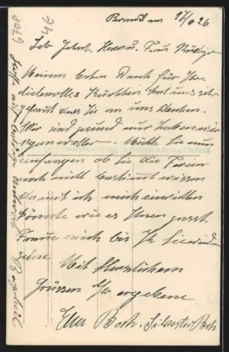 AK Brand, Kirche mit Bergpanorama