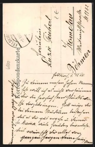 AK Feldkirch, Blick zur Burg Tosters mit Alpenpanorama