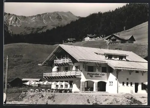 AK Baad /Kleinwalsertal, Alpengasthof Café Pühringer