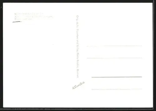 AK Baad /Kleinwalsertal, Alpengasthof Café Pühringer, Innenaufnahme