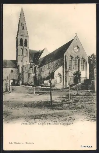 AK Ferrières /Loiret, L`Église, Monument historique