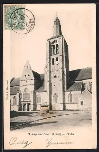 AK Bonny-sur-Loire /Loiret, L`Église