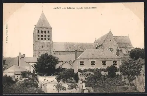 AK Chécy, L`Église, facade méridionale