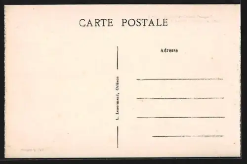 AK Nogent-sur-Vernisson /Loiret, École des Barres, Chalet de la Vigne Vierge