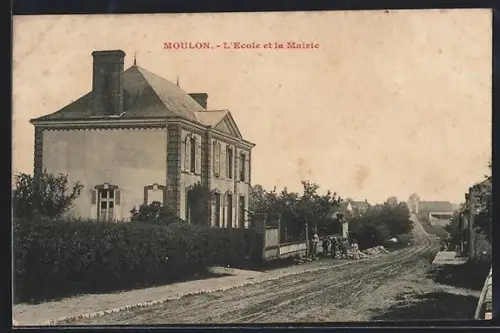 AK Moulon, L`École et la Mairie