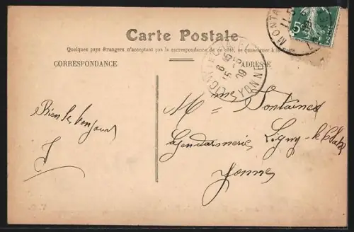 AK Montargis /Loiret, Boulevard du Pâtis, défilé militaire en marche