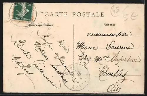 AK Coligny, Souvenir avec vues multiples de la ville et paysages environnants