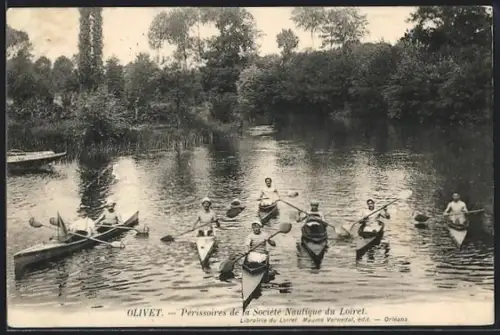 AK Olivet, Périssoires de la Société Nautique du Loiret