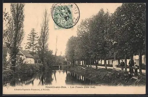 AK Neuville-aux-Bois, Les Fossés, Côté Sud