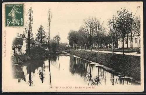 AK Neuville-aux-Bois, Les Fossés, côté Sud