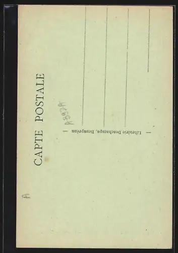 AK Saint-Macaire /M.-et-L., Intérieur de l`Église