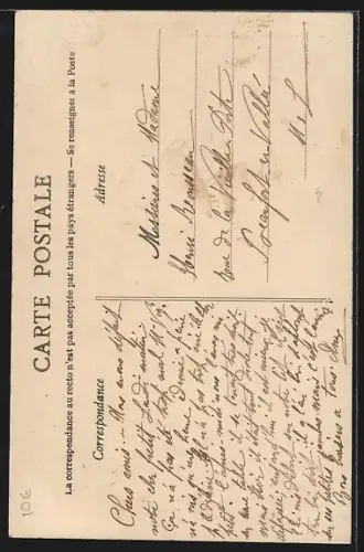 AK Saumur, Rue Coûreouronne et Église St-Nicolas lors de l`inondation de novembre 1910