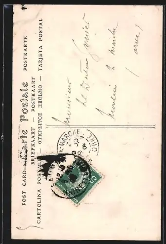 AK Saumur, École de Cavalerie, Courbette