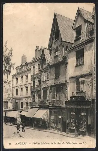 AK Angers, Vieilles Maisons de la Rue de l`Oisellerie
