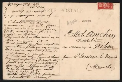 AK Chalain-la-Potherie /M-et-L, Vue prise du Château