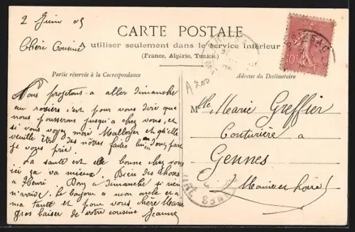 AK Pruillé /M.-et-L., Château des Grandes-Maisons