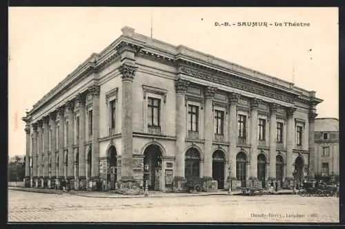 AK Saumur, Le Théâtre majestueux du XIXe siècle