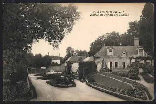 AK Saumur /M.-et-L., Entrée du Jardin des Plantes