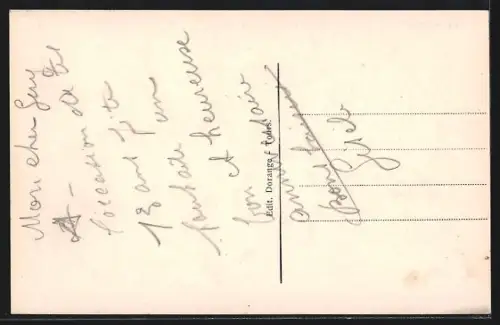 AK Étival-Clairefontaine, Vue de l`abbaye et de son dôme imposant